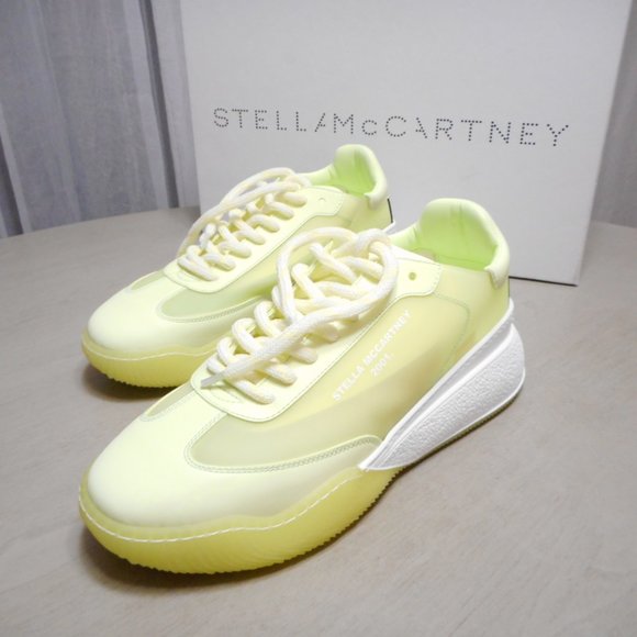 Stella McCartney Yellow Loop Sneaker  size  10B - Picture 1 of 12